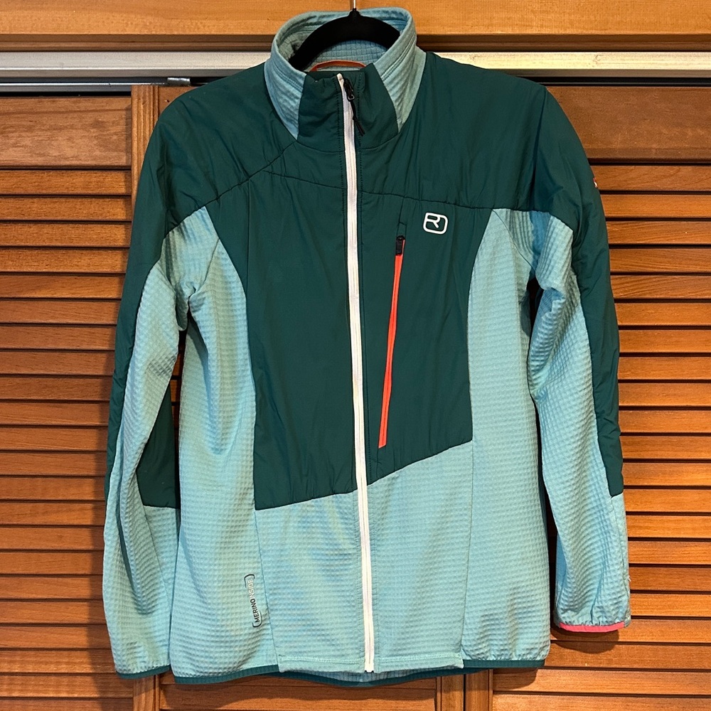 Ortovox Women's Green and Light Blue Jacket - Picture 1 of 1